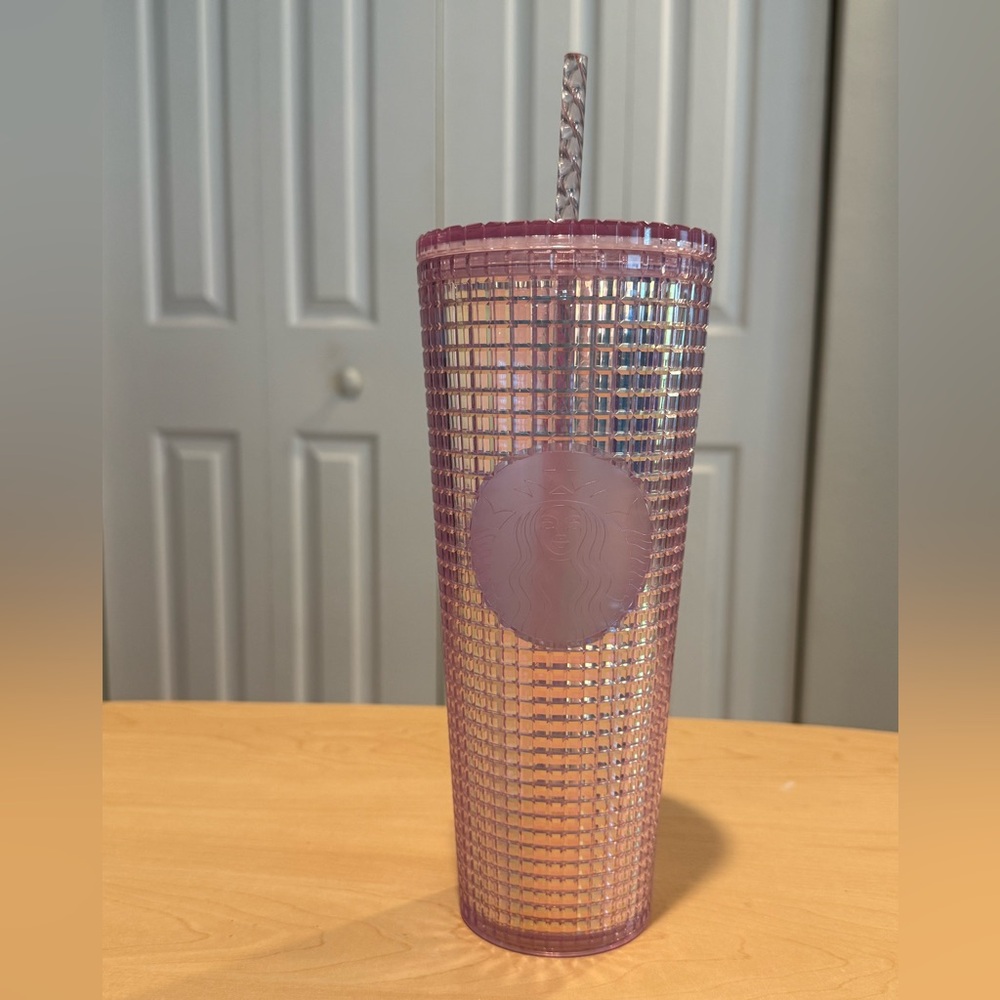 Starbucks Pink Tumbler with Straw